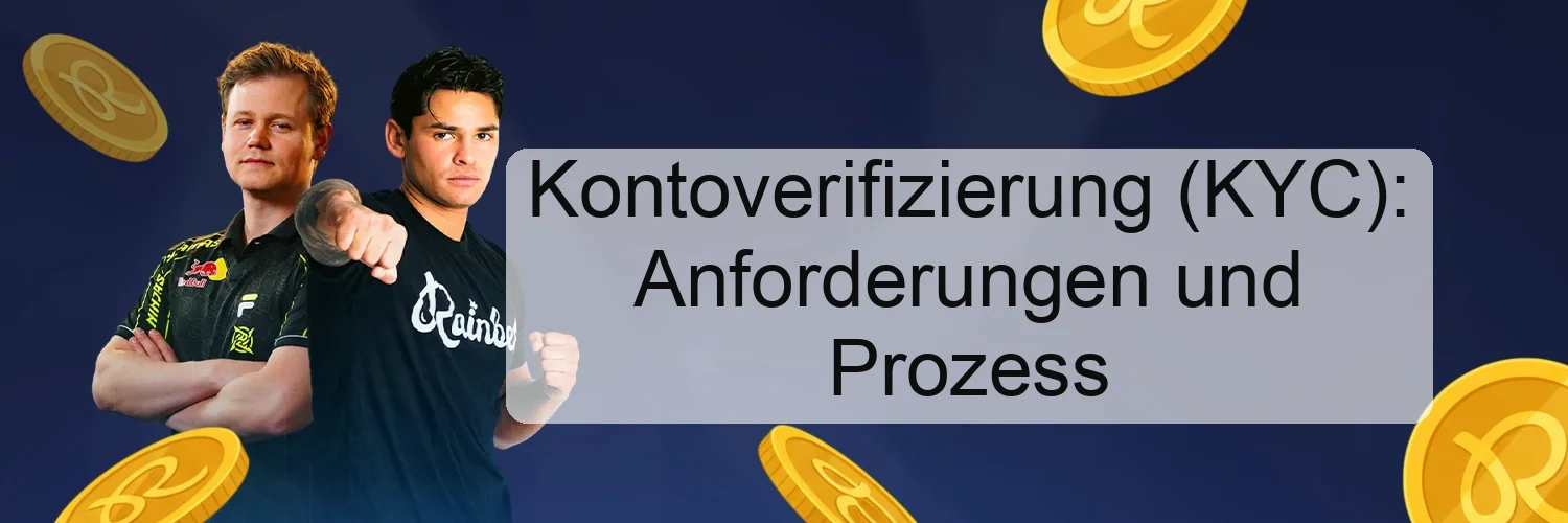 Kontoverifizierung (KYC): Anforderungen und Prozess